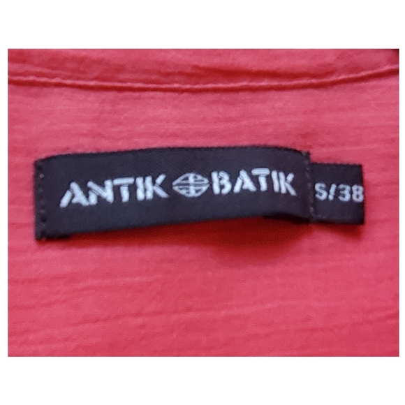 Antik Batik marina gown maxi dress in coral - Picture 3 of 10